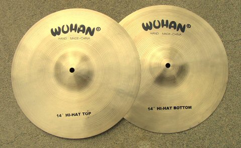WUHAN "Rock-Style" 14" Hi-Hat Pair